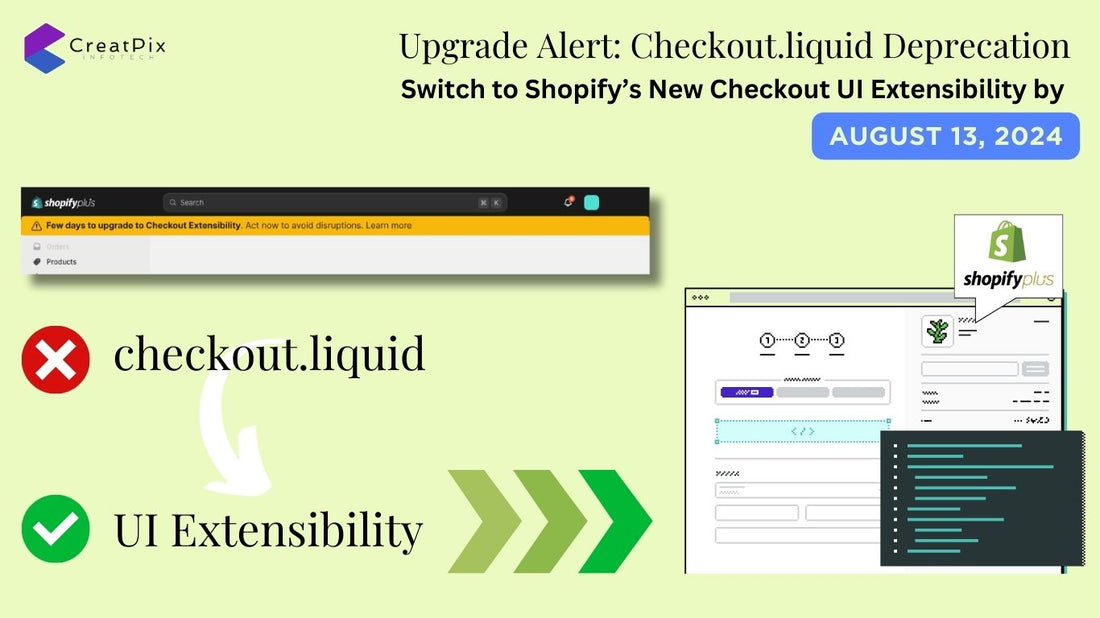 Upgrade to Shopify Checkout UI Extensibility Now!