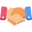 Team-handshake